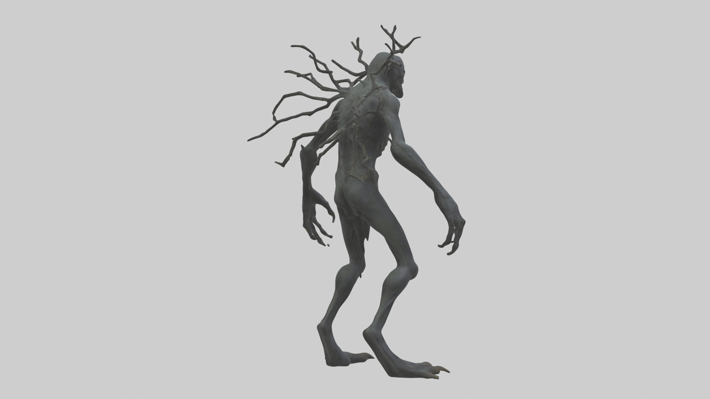 Dark Forest Creature model VR / AR / low-poly