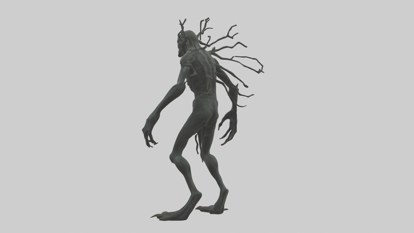 Dark Forest Creature model VR / AR / low-poly