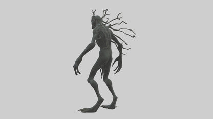 Dark Forest Creature model VR / AR / low-poly
