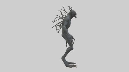 Dark Forest Creature model VR / AR / low-poly