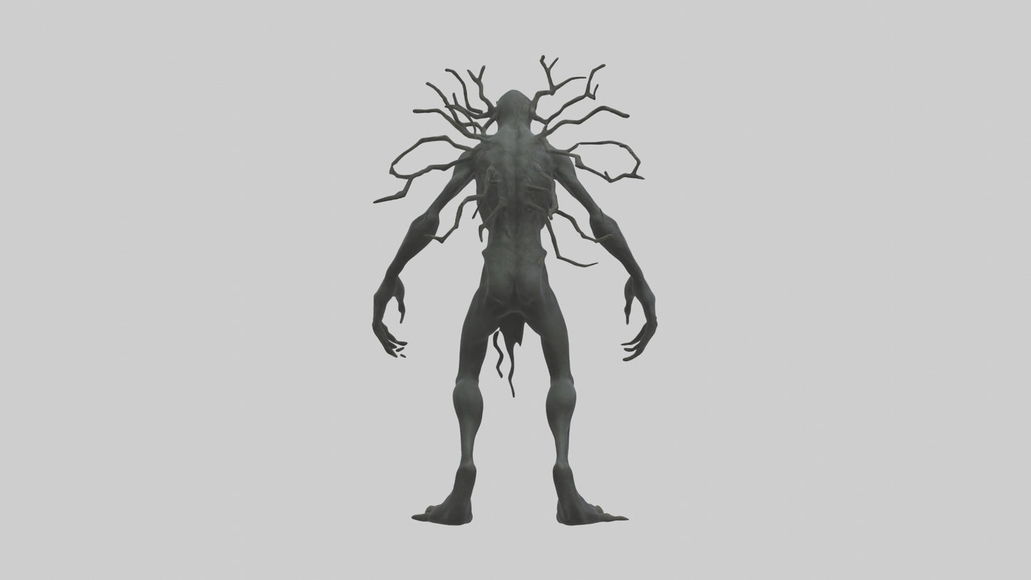 Dark Forest Creature model VR / AR / low-poly