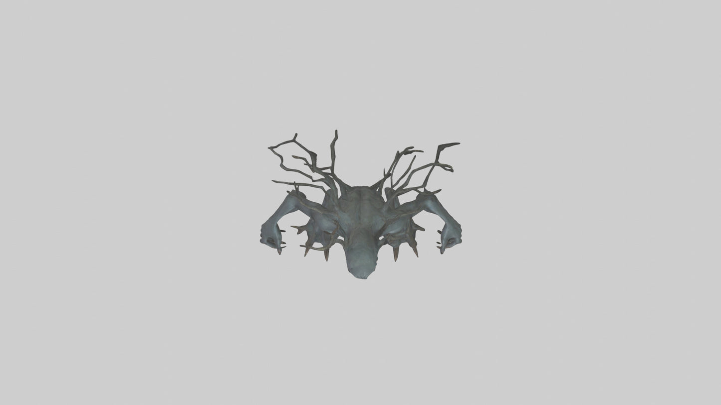 Dark Forest Creature model VR / AR / low-poly