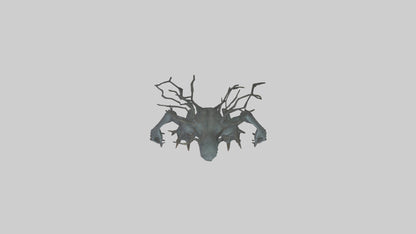 Dark Forest Creature model VR / AR / low-poly