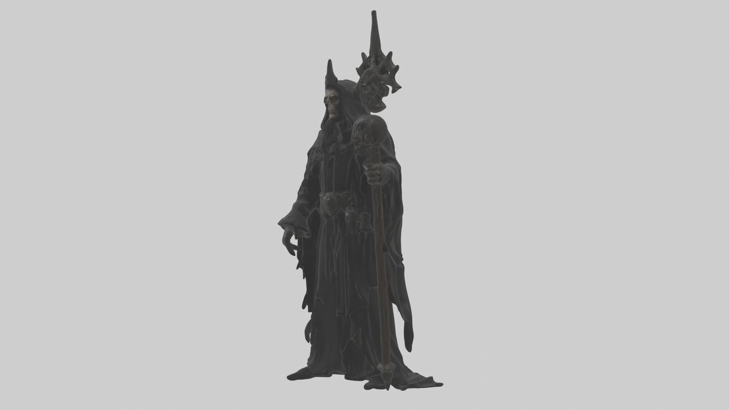3D model Dark priest model VR / AR / low-poly