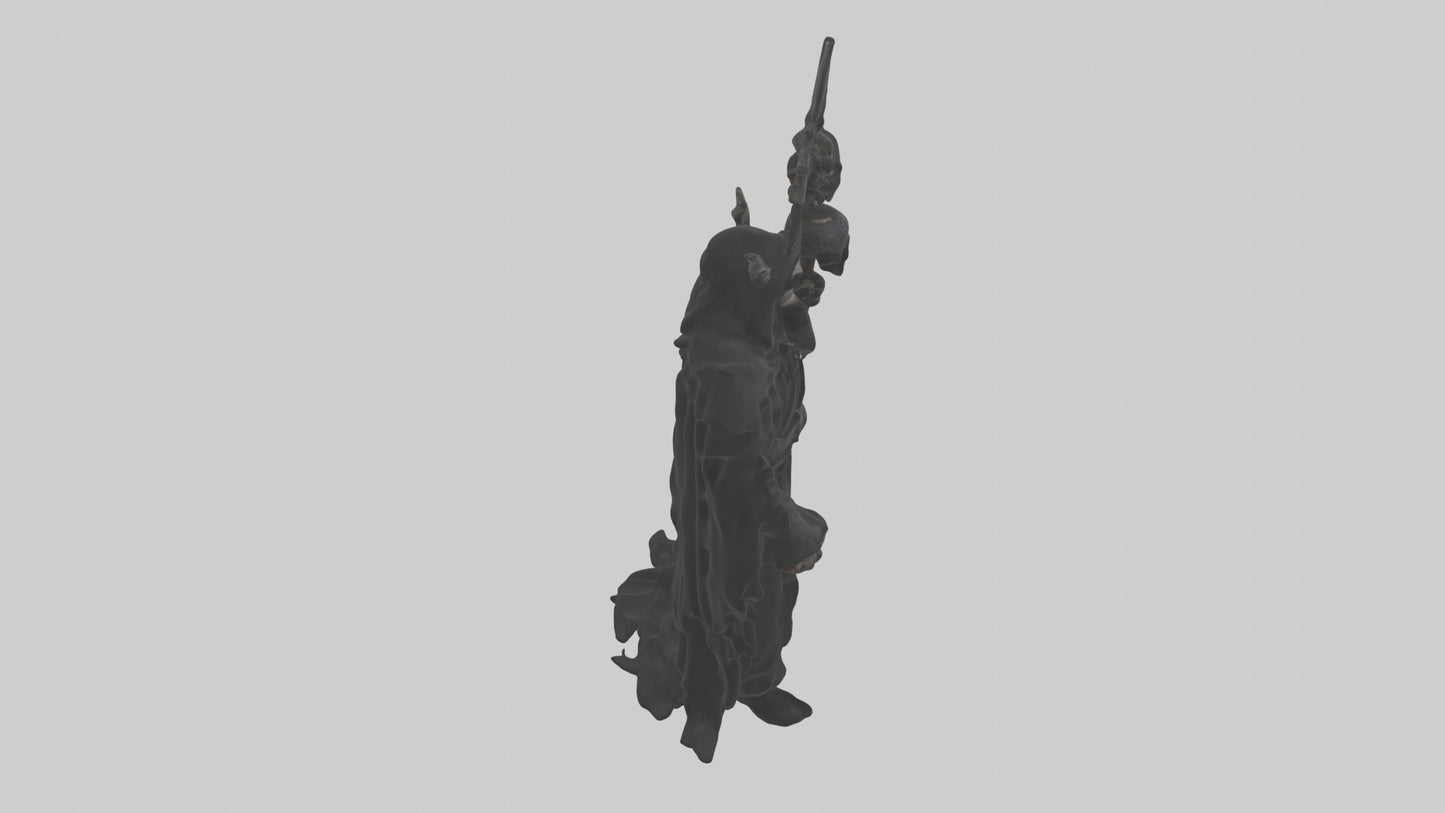 3D model Dark priest model VR / AR / low-poly