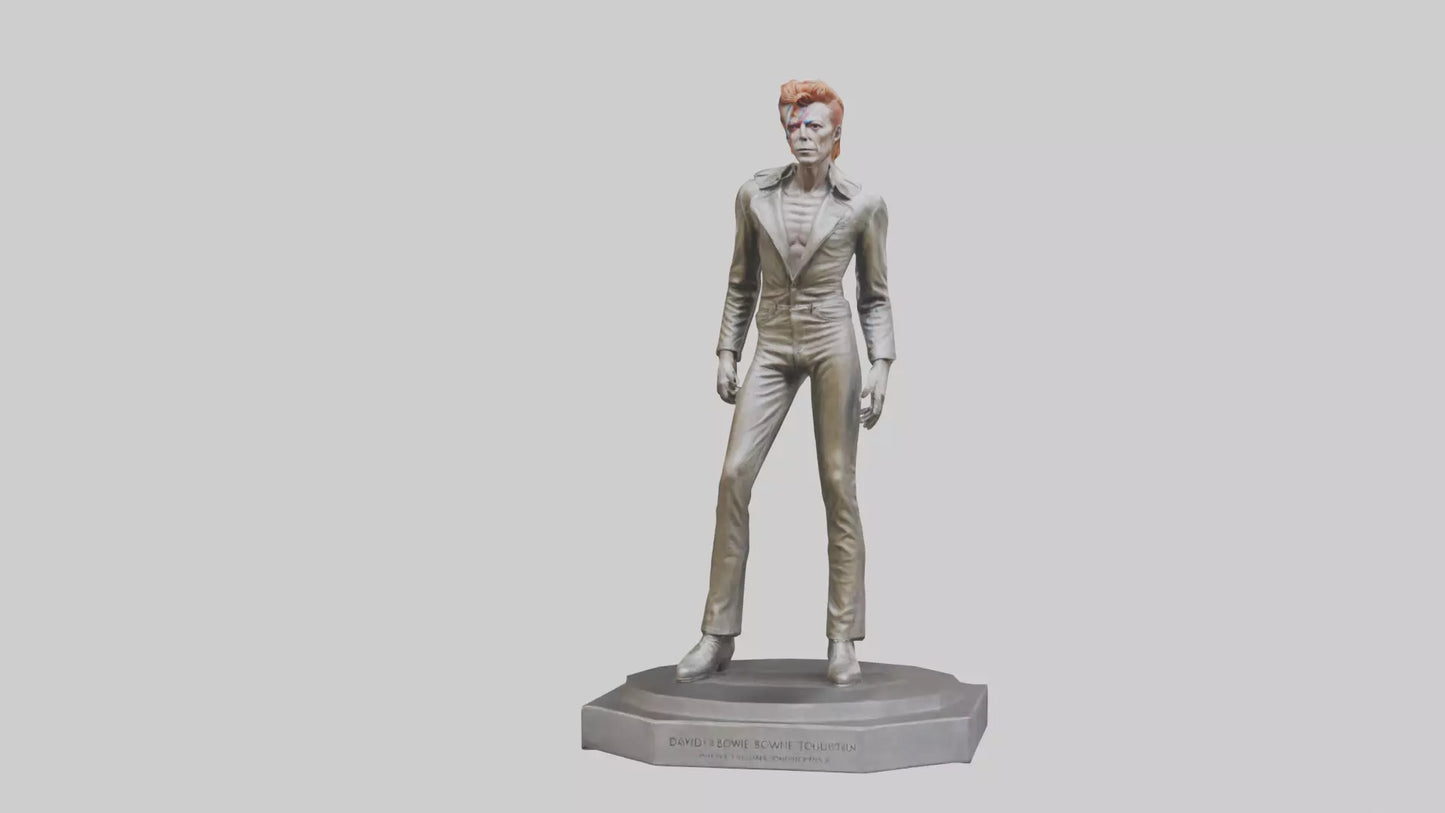 David Bowie statue model VR / AR / low-poly