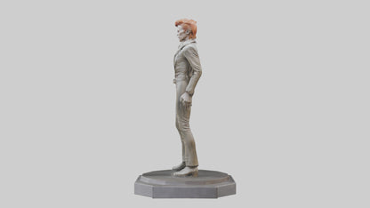 David Bowie statue model VR / AR / low-poly