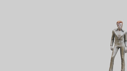 David Bowie statue model VR / AR / low-poly