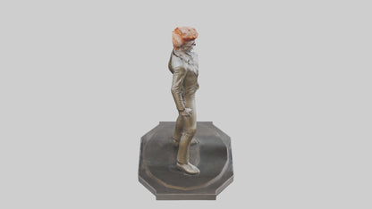 David Bowie statue model VR / AR / low-poly
