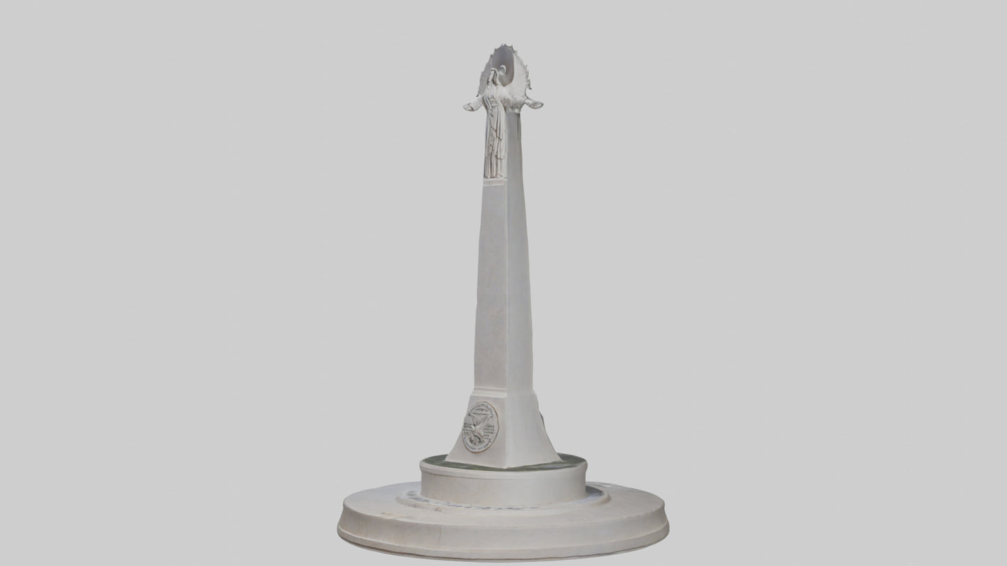 3D model Dawn of Peace monument model VR / AR / low-poly