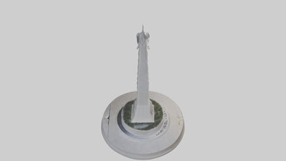 3D model Dawn of Peace monument model VR / AR / low-poly