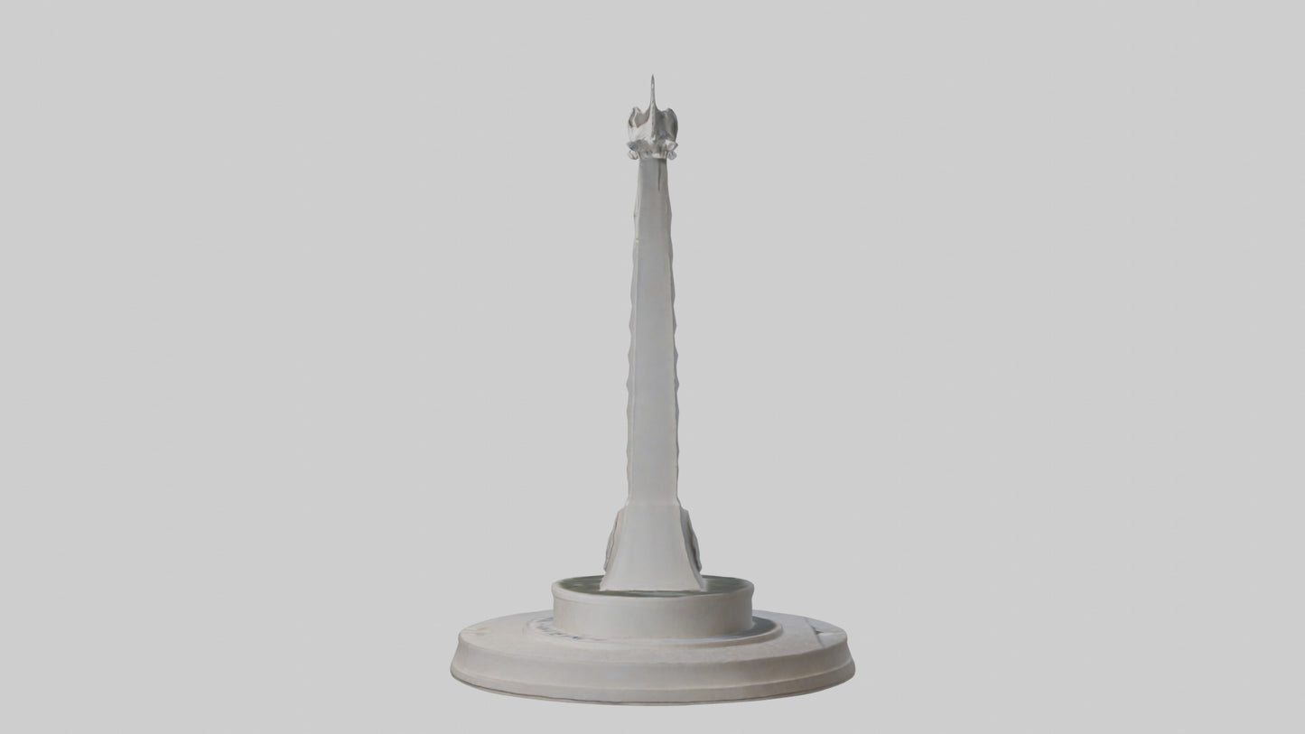 3D model Dawn of Peace monument model VR / AR / low-poly