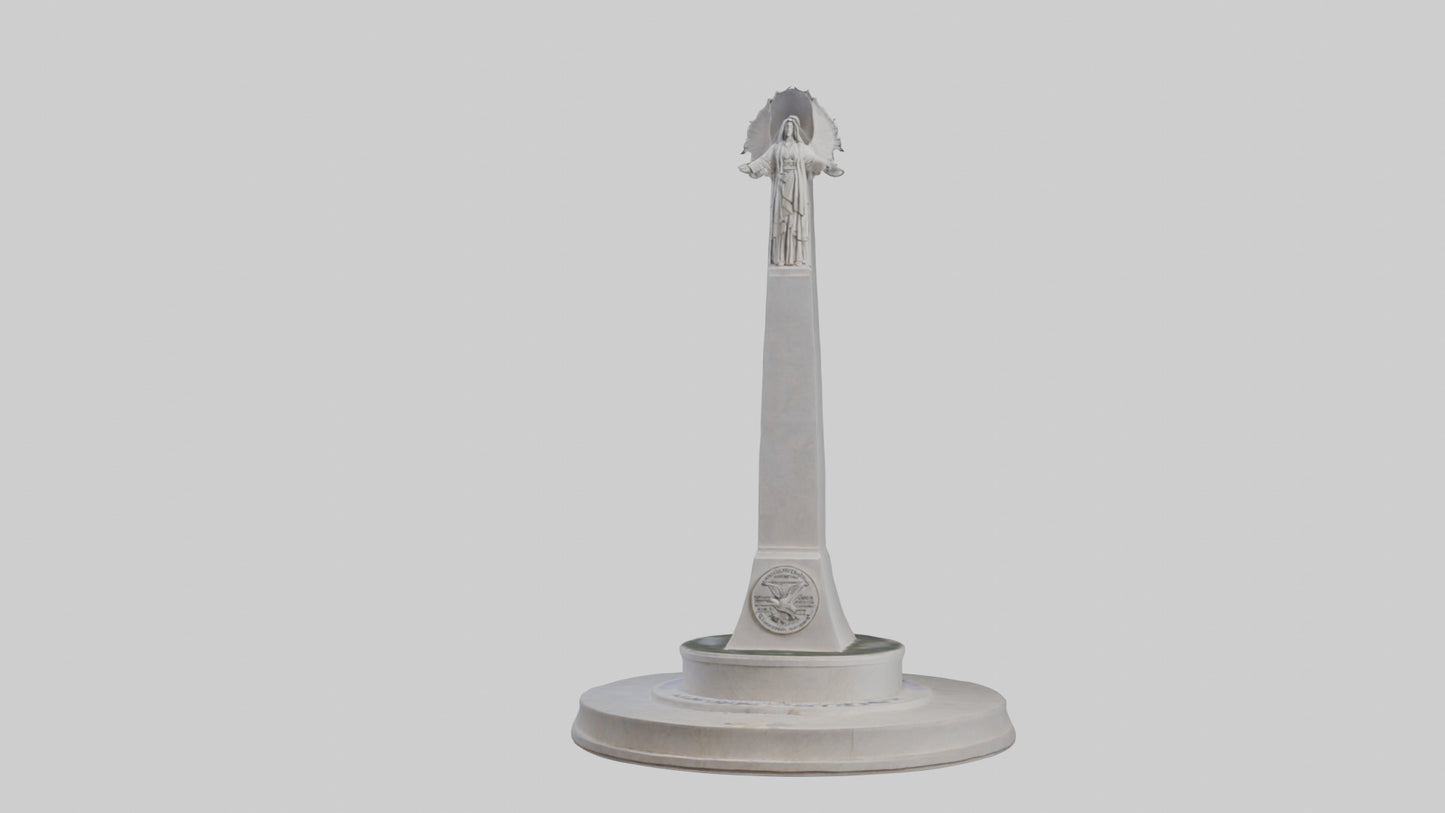 3D model Dawn of Peace monument model VR / AR / low-poly