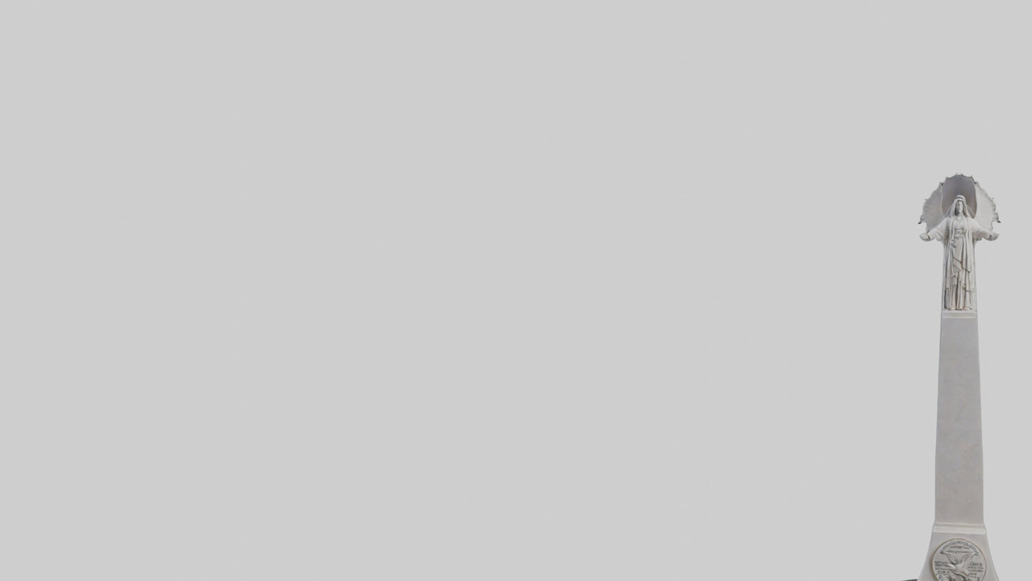 3D model Dawn of Peace monument model VR / AR / low-poly