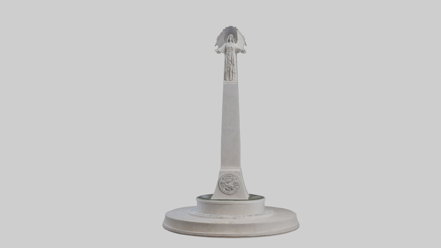 3D model Dawn of Peace monument model VR / AR / low-poly