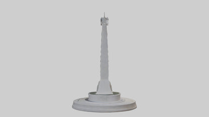3D model Dawn of Peace monument model VR / AR / low-poly