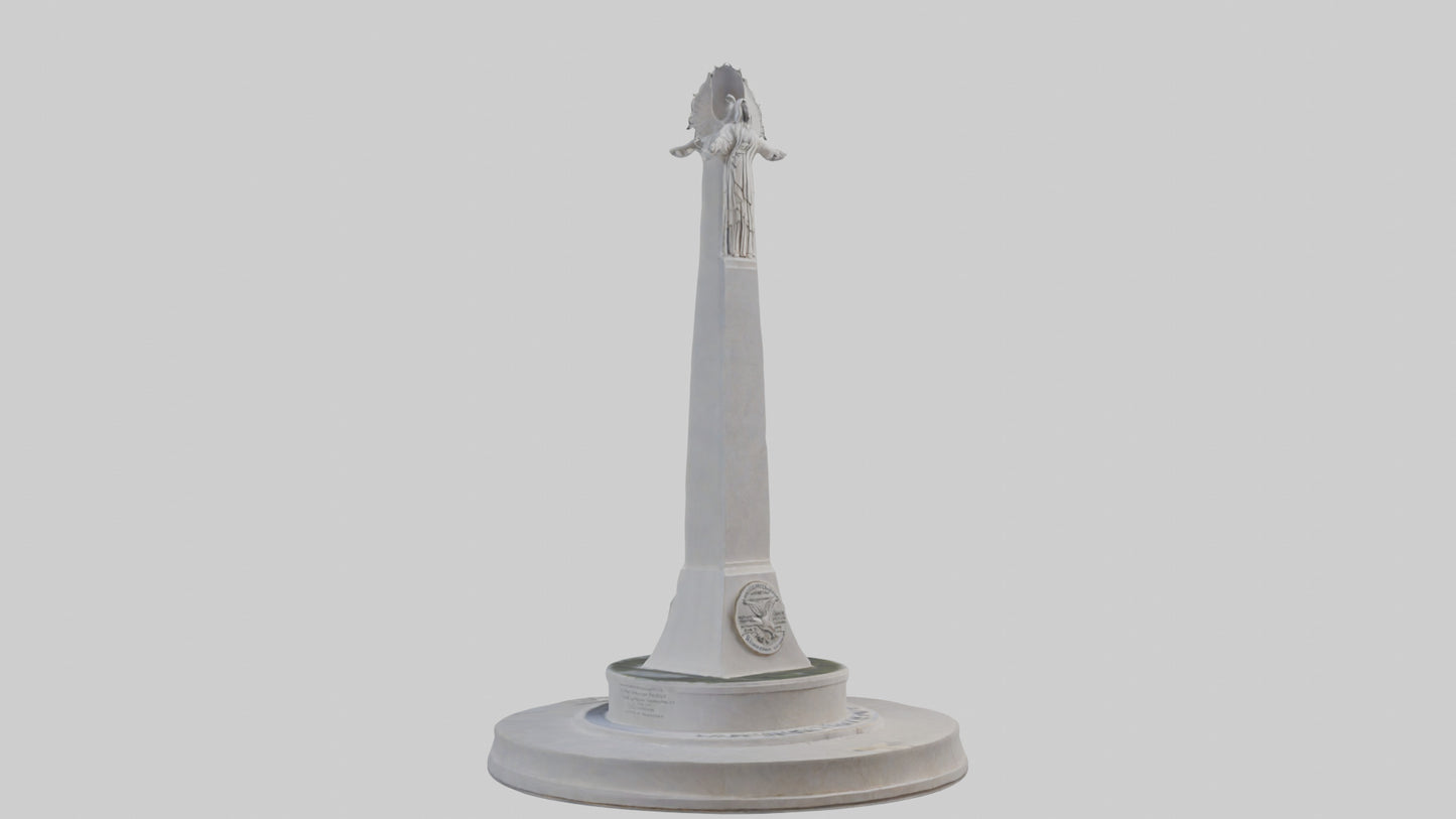 3D model Dawn of Peace monument model VR / AR / low-poly