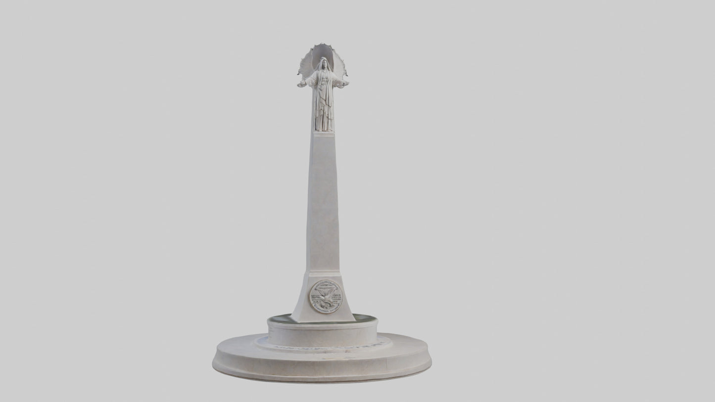 3D model Dawn of Peace monument model VR / AR / low-poly