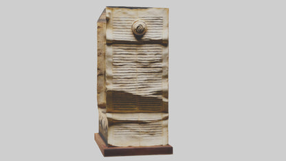 3D model Dead Sea Scrolls sculpture model VR / AR / low-poly