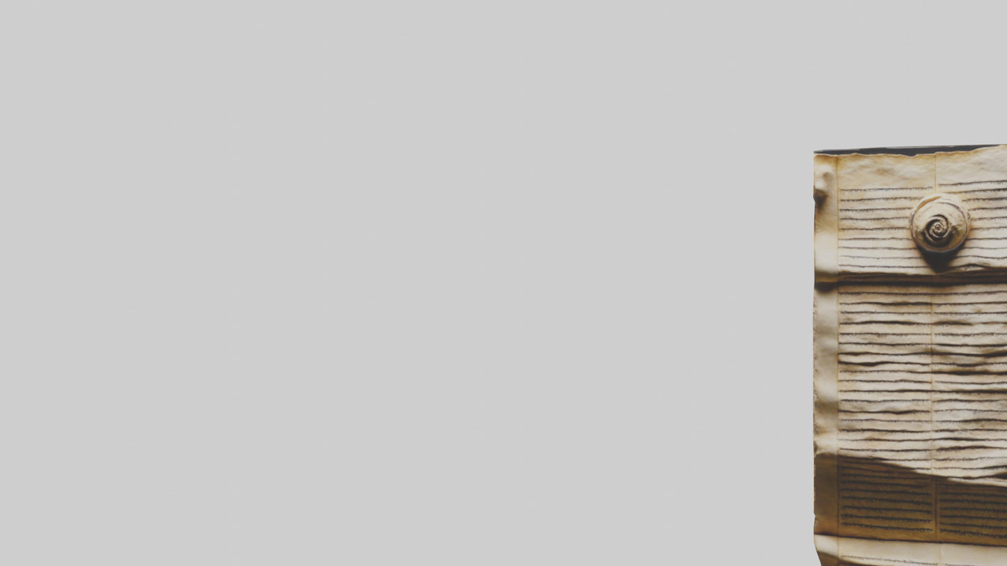 3D model Dead Sea Scrolls sculpture model VR / AR / low-poly