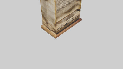 3D model Dead Sea Scrolls sculpture model VR / AR / low-poly