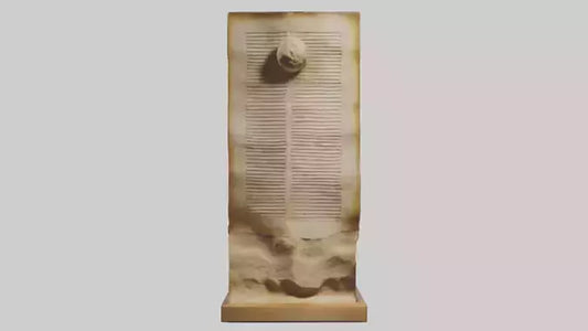 3D model Dead Sea Scrolls sculpture model VR / AR / low-poly
