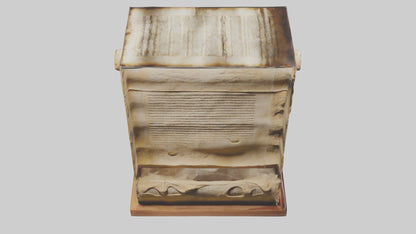 3D model Dead Sea Scrolls sculpture model VR / AR / low-poly