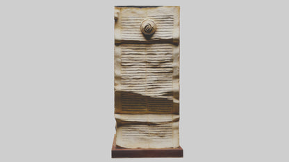 3D model Dead Sea Scrolls sculpture model VR / AR / low-poly