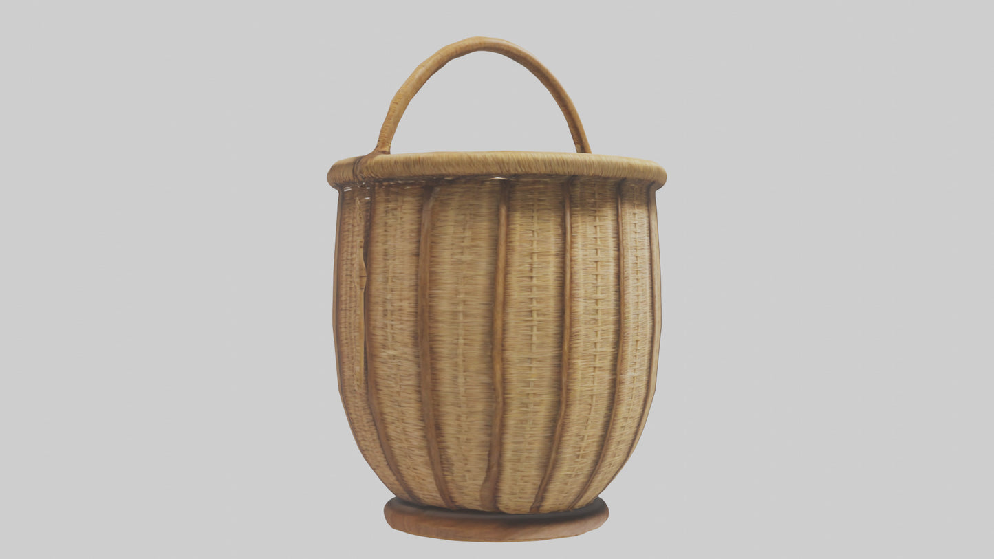 3D model Decorative basket model VR / AR / low-poly