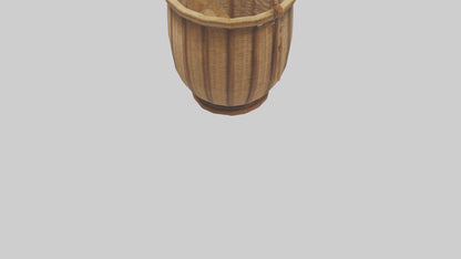 3D model Decorative basket model VR / AR / low-poly