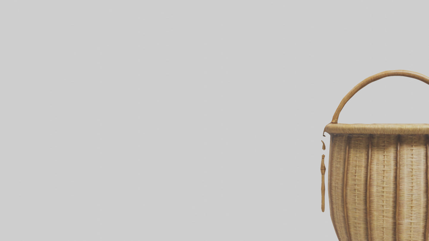 3D model Decorative basket model VR / AR / low-poly