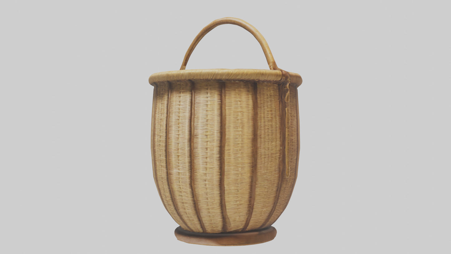 3D model Decorative basket model VR / AR / low-poly