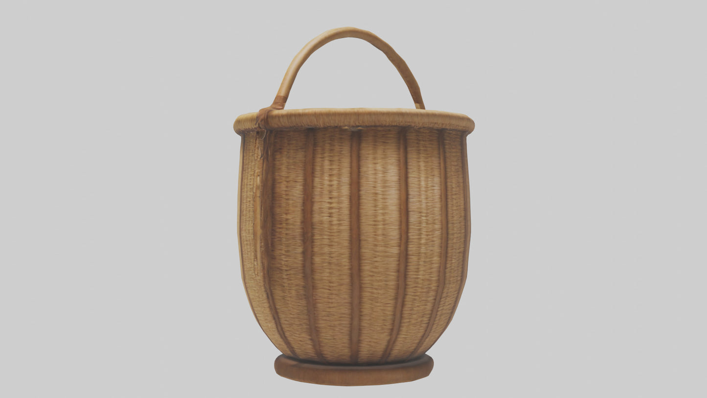 3D model Decorative basket model VR / AR / low-poly
