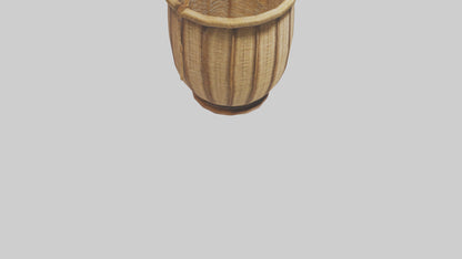 3D model Decorative basket model VR / AR / low-poly