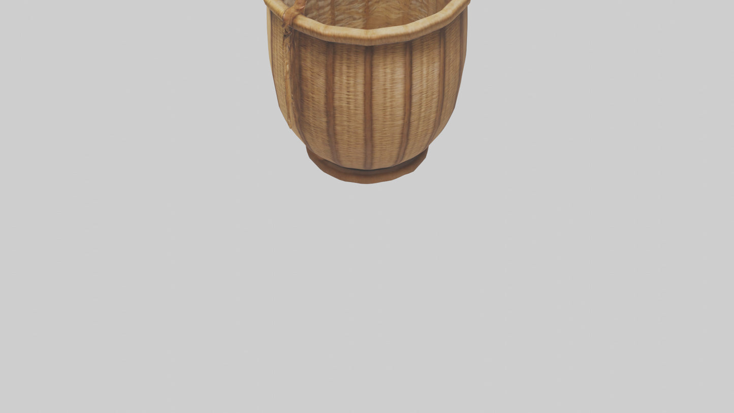 3D model Decorative basket model VR / AR / low-poly