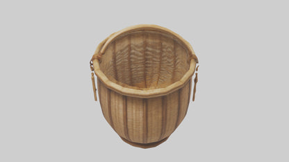 3D model Decorative basket model VR / AR / low-poly