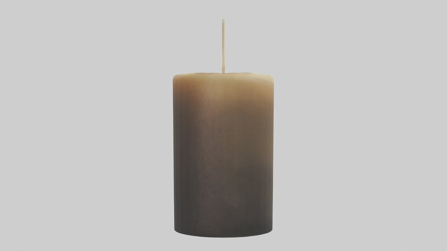 3D model Decorative Candle model VR / AR / low-poly