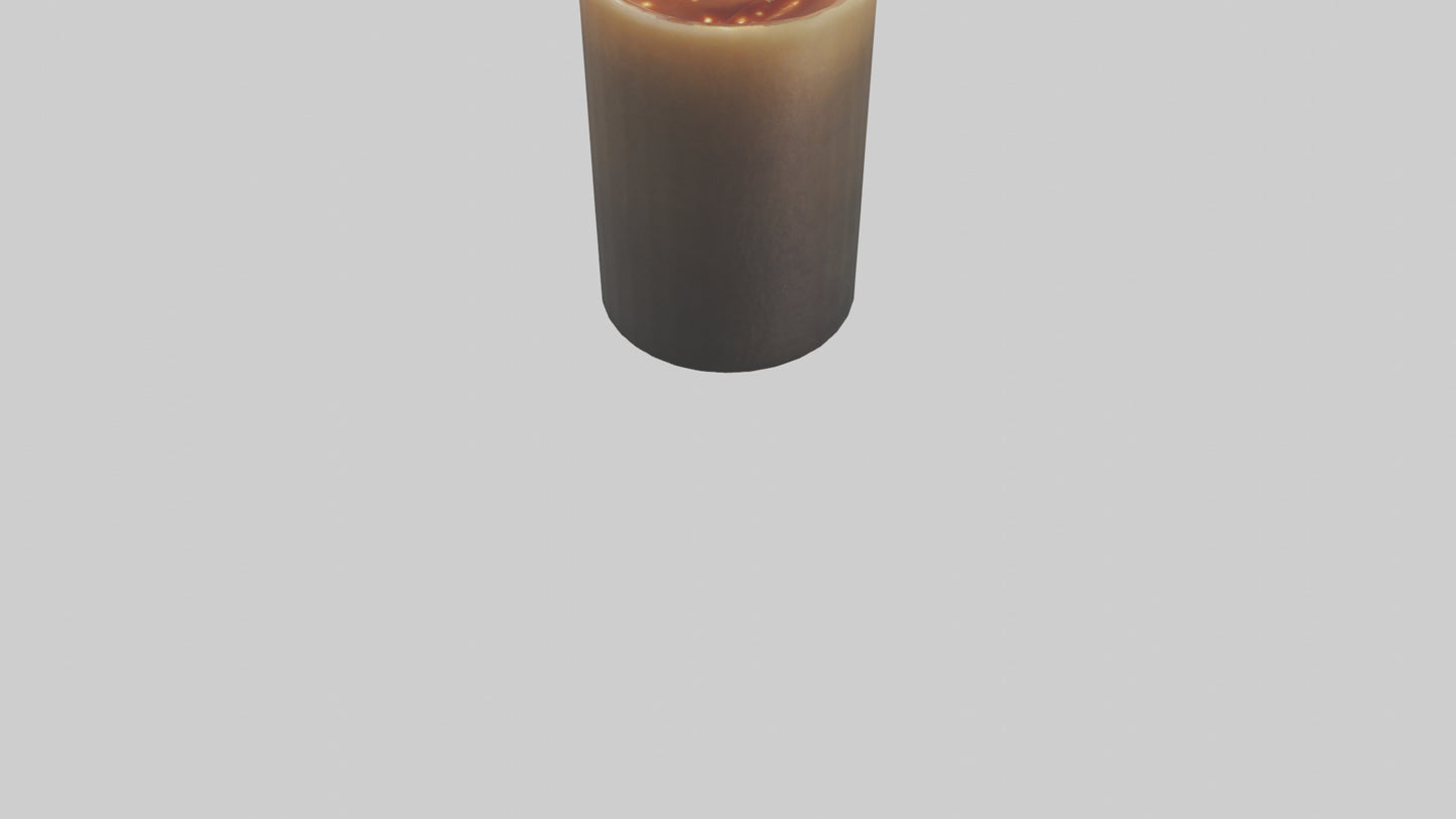 3D model Decorative Candle model VR / AR / low-poly