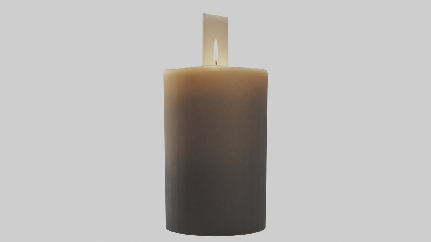 3D model Decorative Candle model VR / AR / low-poly
