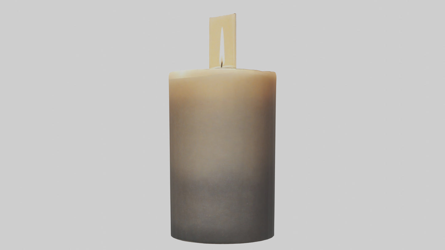 3D model Decorative Candle model VR / AR / low-poly