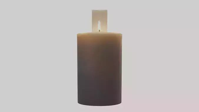 3D model Decorative Candle model VR / AR / low-poly