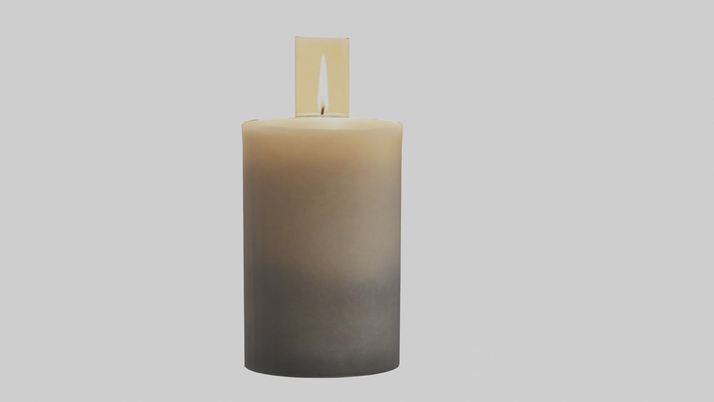 3D model Decorative Candle model VR / AR / low-poly