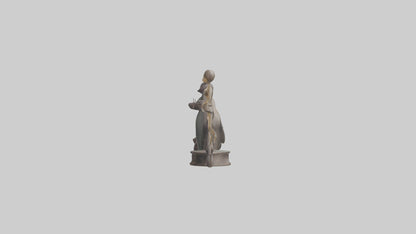 Decorative Figurines model VR / AR / low-poly