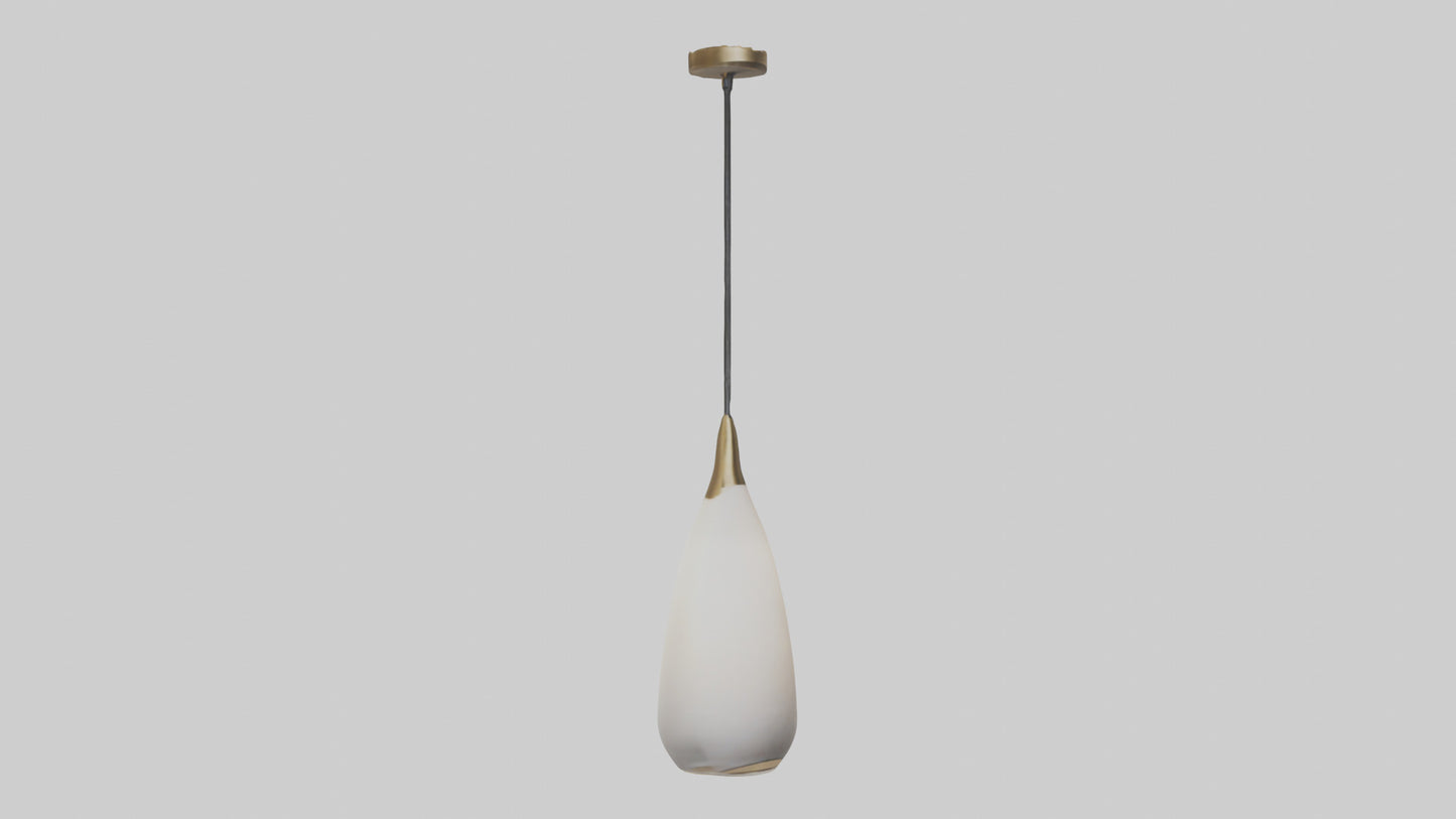 Decorative pendant light model VR / AR / low-poly