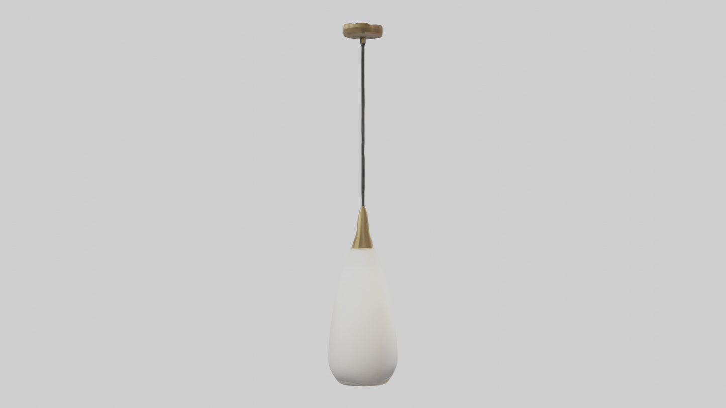 Decorative pendant light model VR / AR / low-poly