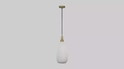 Decorative pendant light model VR / AR / low-poly