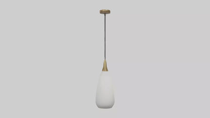 Decorative pendant light model VR / AR / low-poly