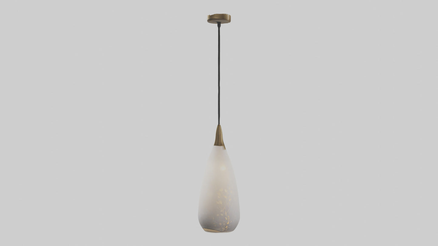 Decorative pendant light model VR / AR / low-poly
