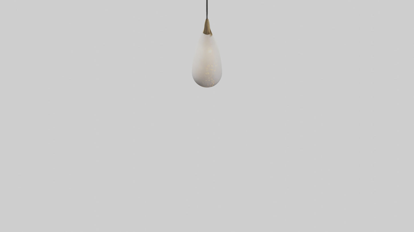 Decorative pendant light model VR / AR / low-poly