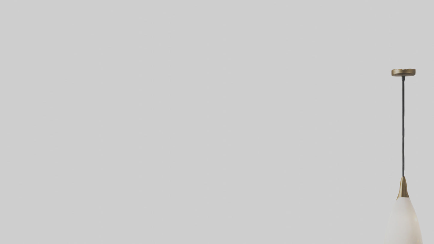 Decorative pendant light model VR / AR / low-poly